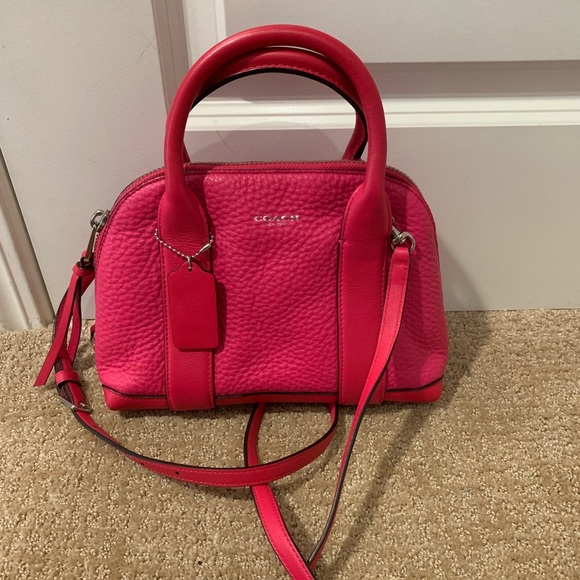 Coach Handbags - Coach mini Sierra satchel Shoulder Bag pink purse